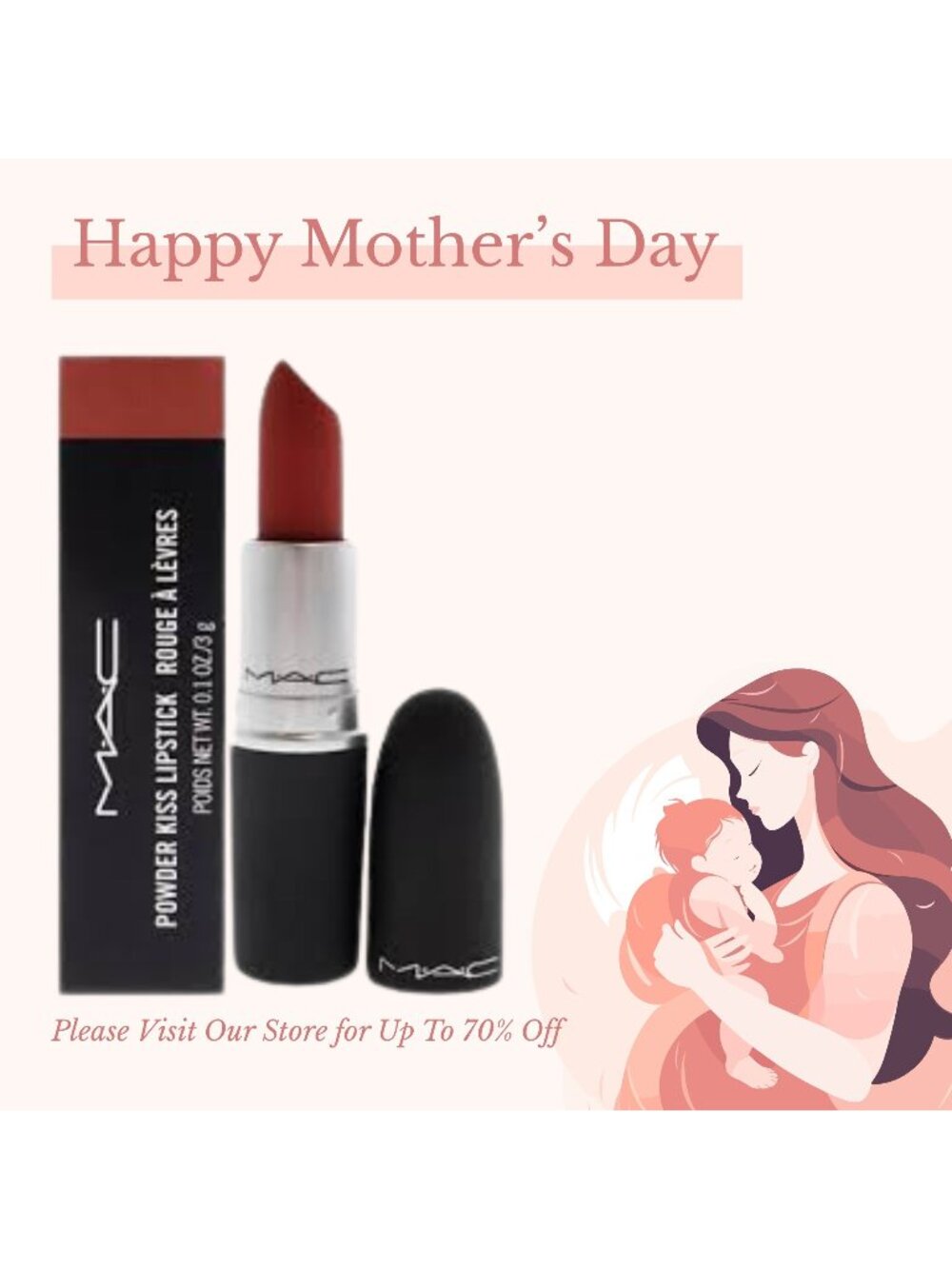 MAC Matte Lipstick - 602 Chili - 0.1 Oz/ 3g - New in Box.